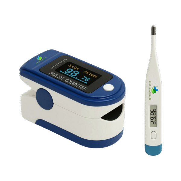 OSET FINGERTIP PULSE OXIMETER & THERMOMETER
