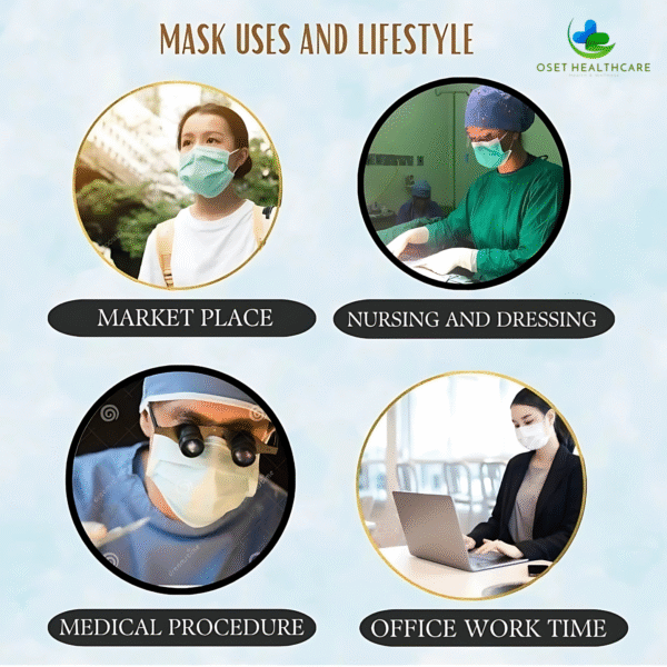 OSET DISPOSABLE PROTECTIVE FACE MASK - Image 2